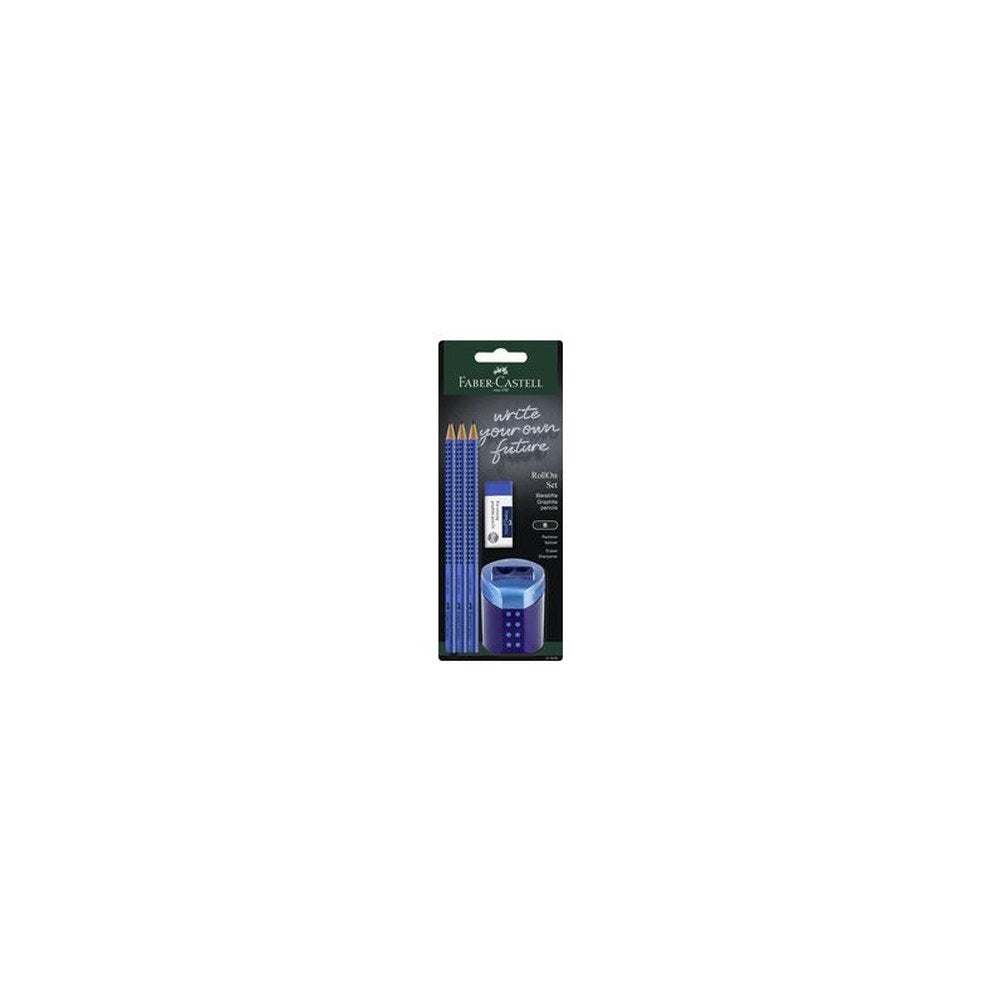 FABER-CASTELL Kit d'écriture RollOn, bleu