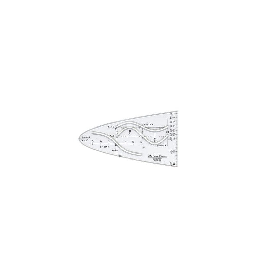 FABER-CASTELL Parabole, transparent, plastique
