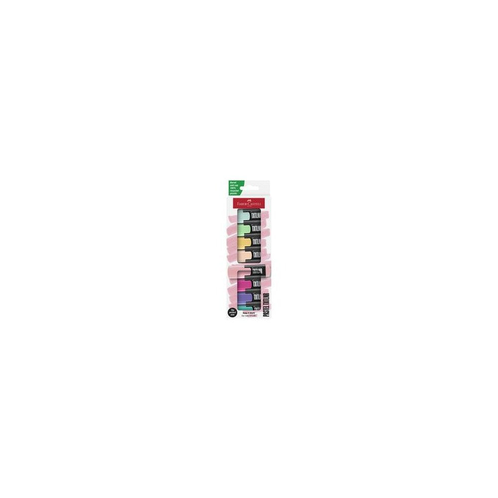 FABER-CASTELL Mini-surligneur TXTLNR Pastel, étui de 8