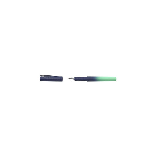 FABER-CASTELL Stylo plume POLY PEN, M, buzzing blue
