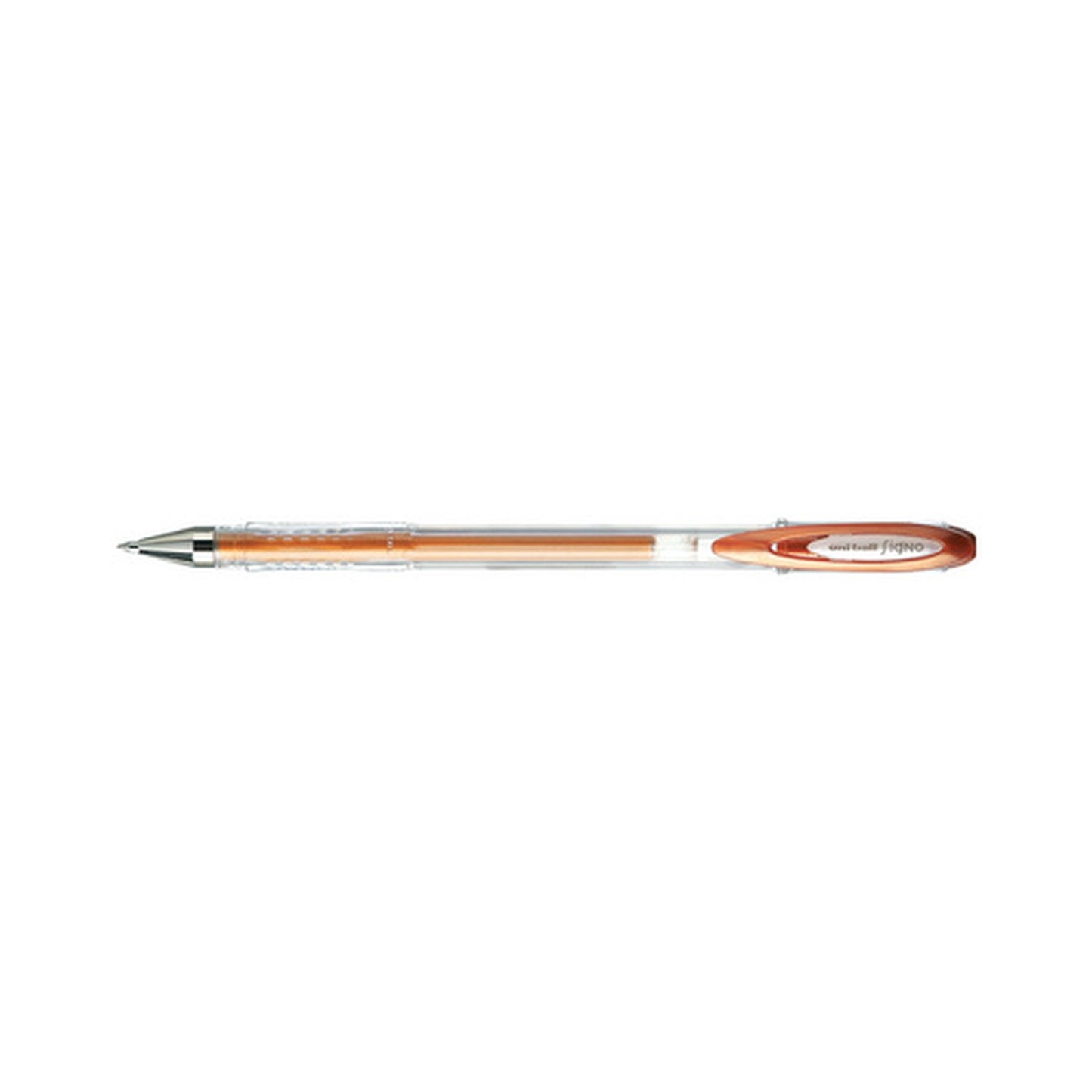 uni-ball Stylo roller encre gel SIGNO Métal UM120NM, bronze