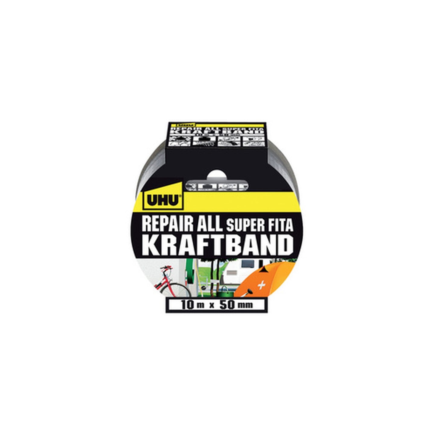 UHU Ruban adhésif blindé Repair all, (l)50 mm x (L)10 m,
