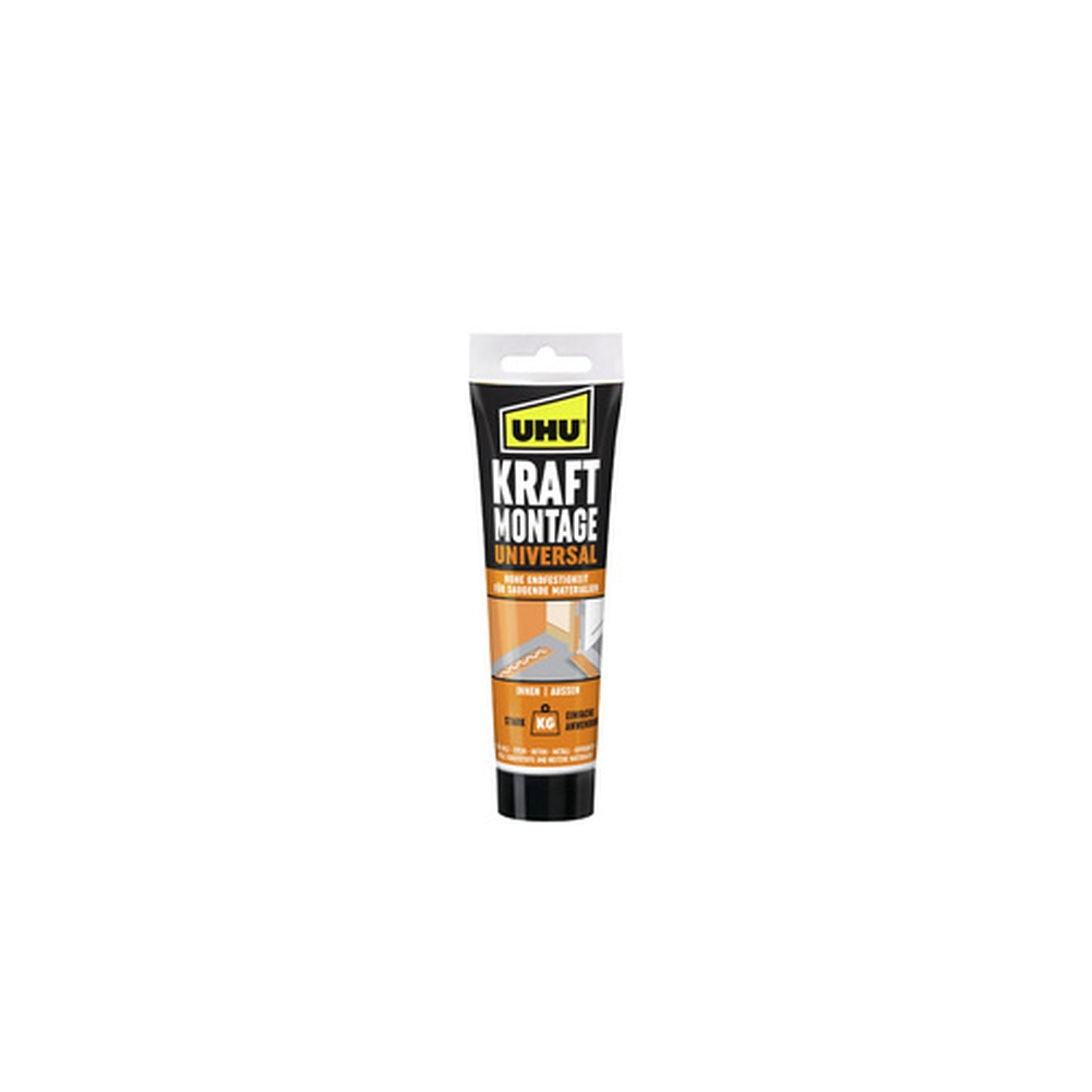 UHU Colle de montage KRAFT UNIVERSAL, tube de 200 g, blanc