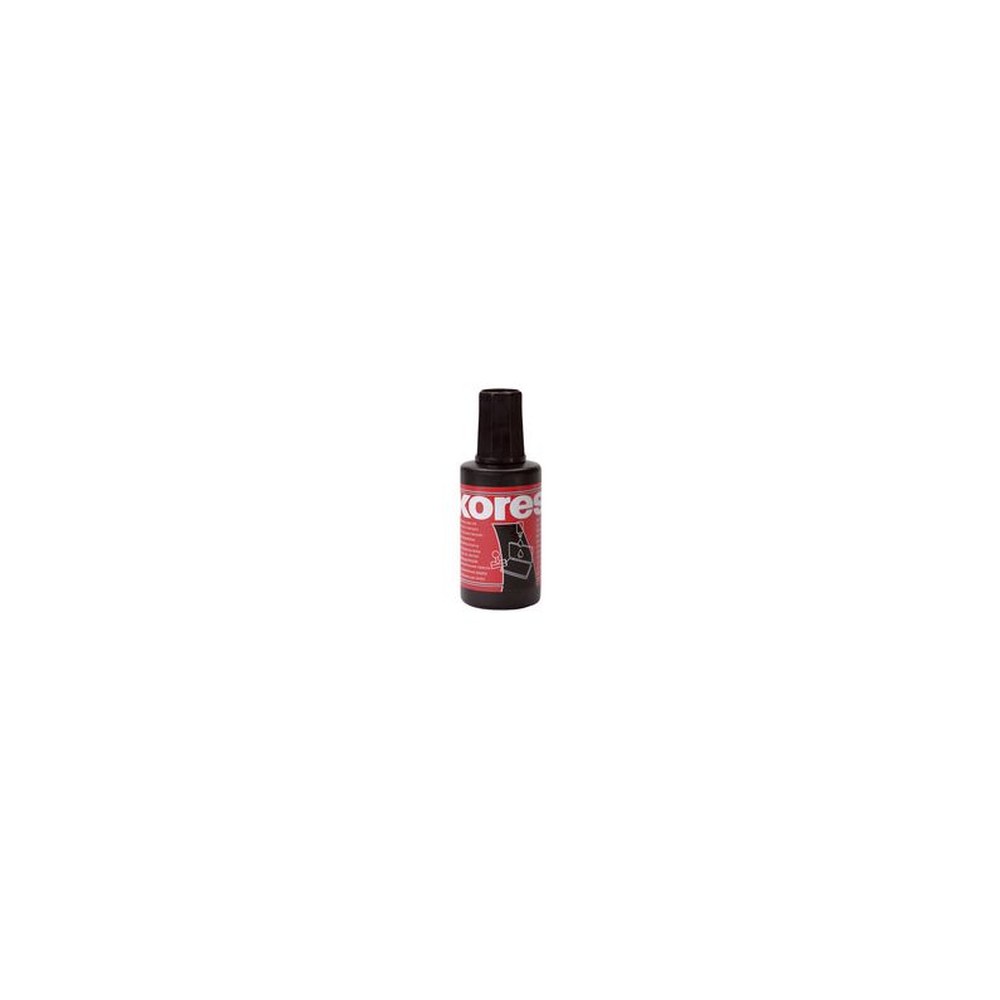 Kores Encre pour tampon encreur, contenu: 27 ml, noir