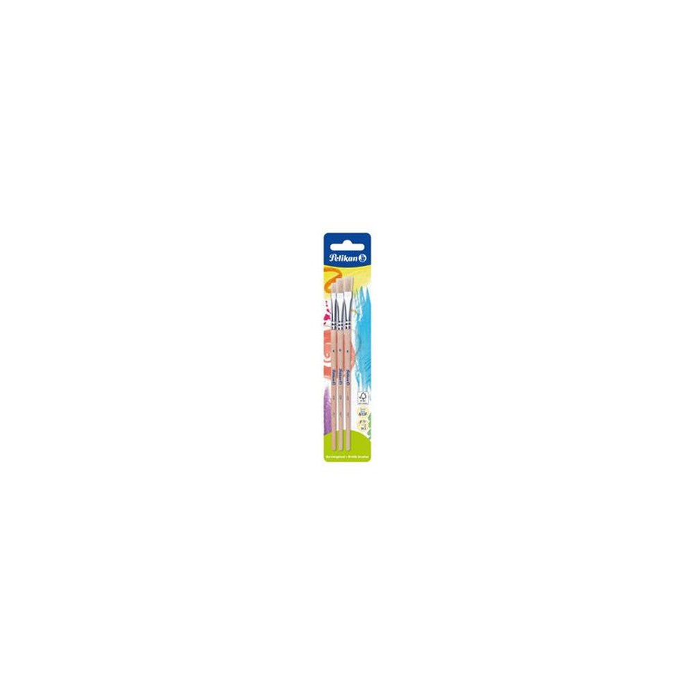 Pelikan Kit de pinceau brosse 613 F, 2 pièces, assorti