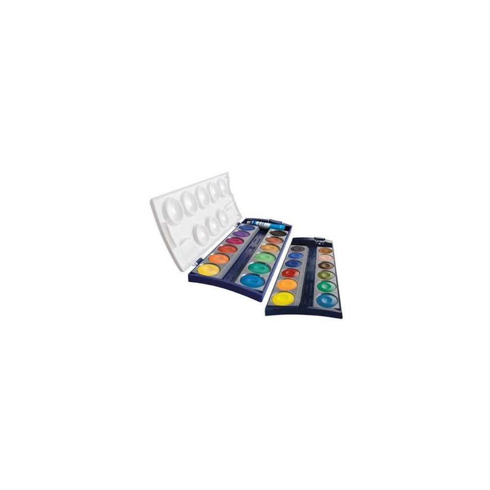Pelikan Boîte de peinture standard d'école K24, 24 couleurs