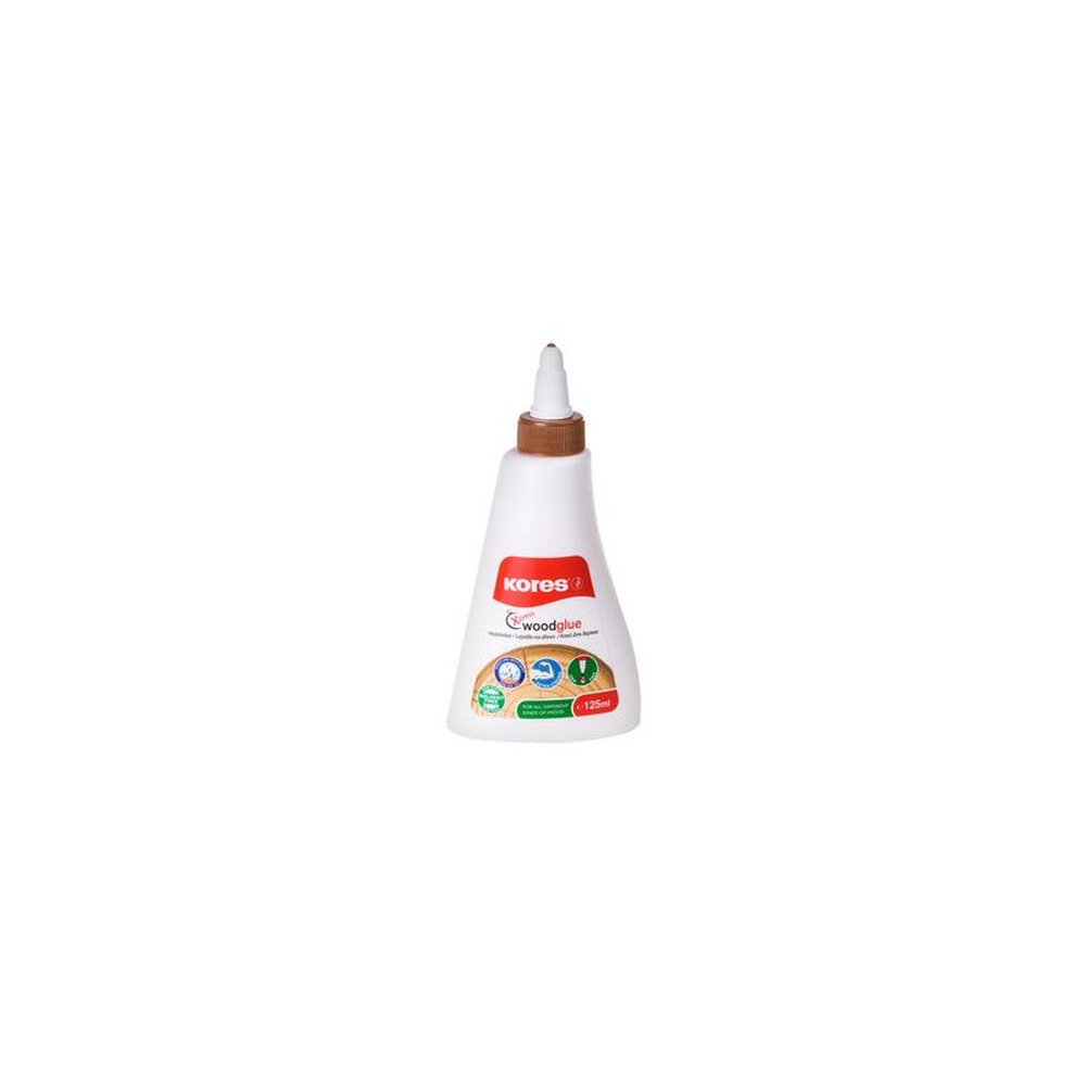 Kores Colle à bois "XPRESS WOOD-GLUE", 125 ml, blanc