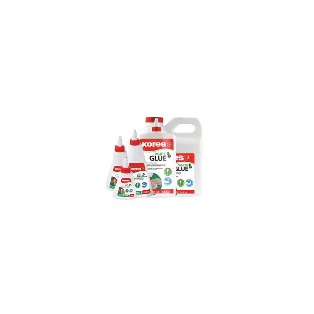 Kores Colle de bricolage "whiteGLUE" sans solvant, 60 ml