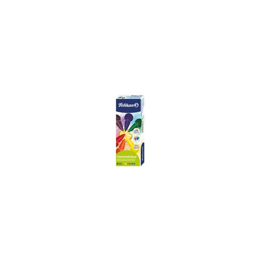 Pelikan Crayons de cire souris, assorti, set cadeau de 6
