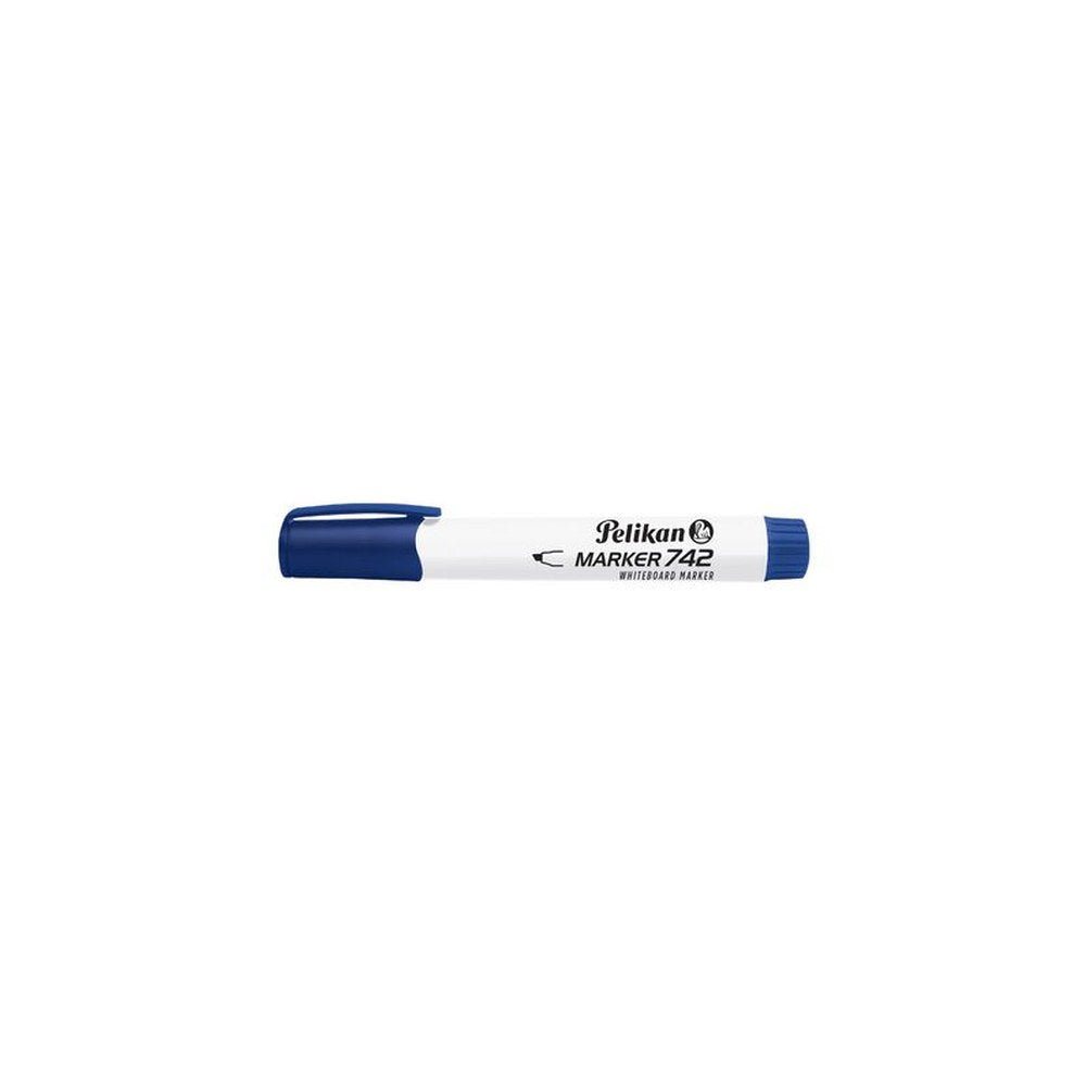 Pelikan Marqueur à tableau blanc 742, pointe biseautée, bleu