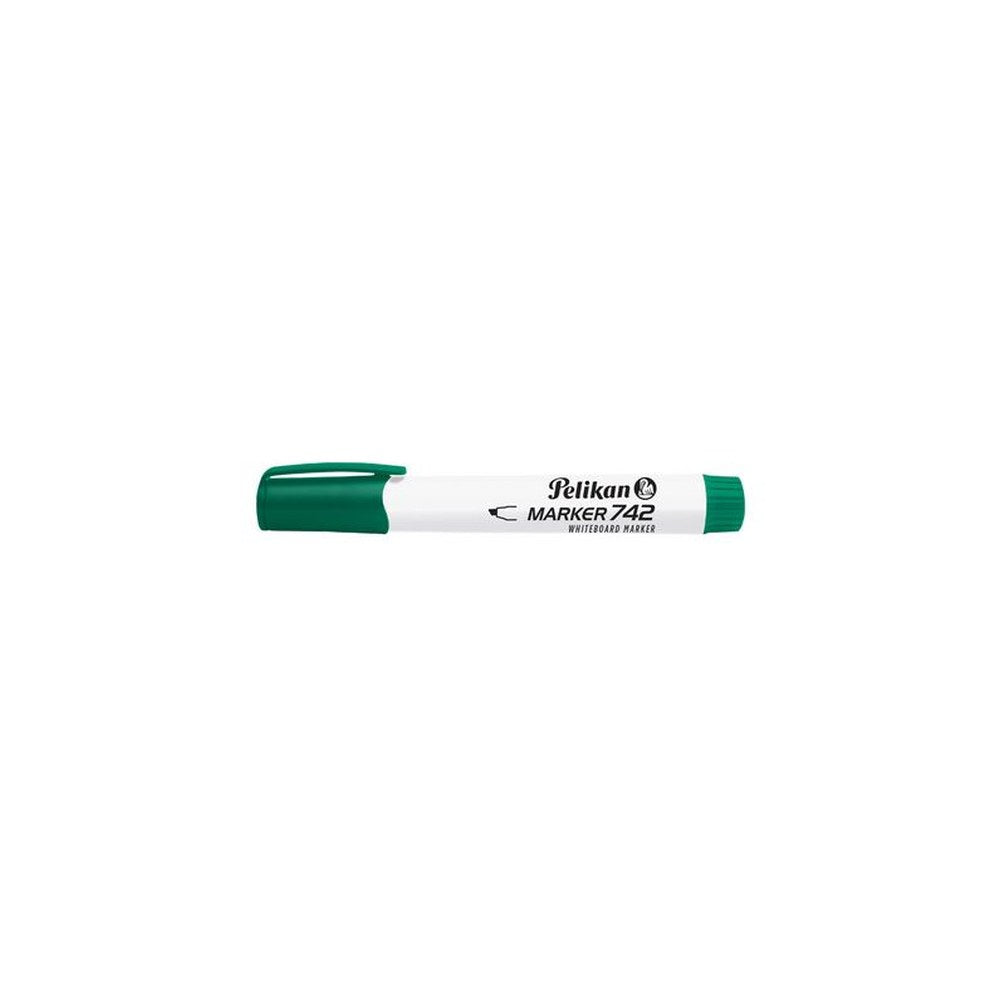 Pelikan Marqueur à tableau blanc 742, pointe biseautée, vert