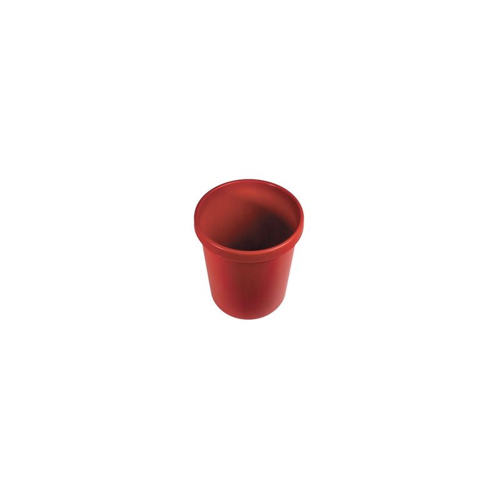 helit Corbeille à papier "the german", 18 litres, PE, rouge