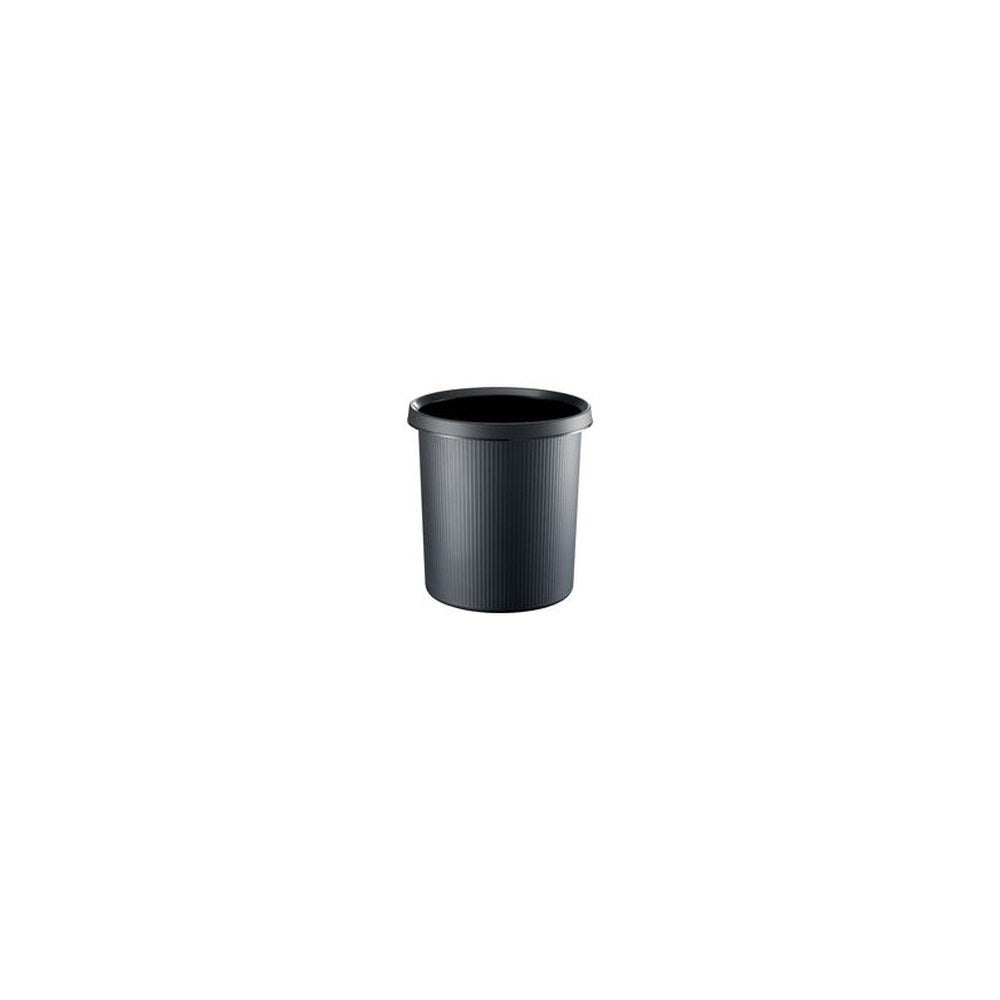 helit Corbeille à papier "the german line", 18 litres, noir