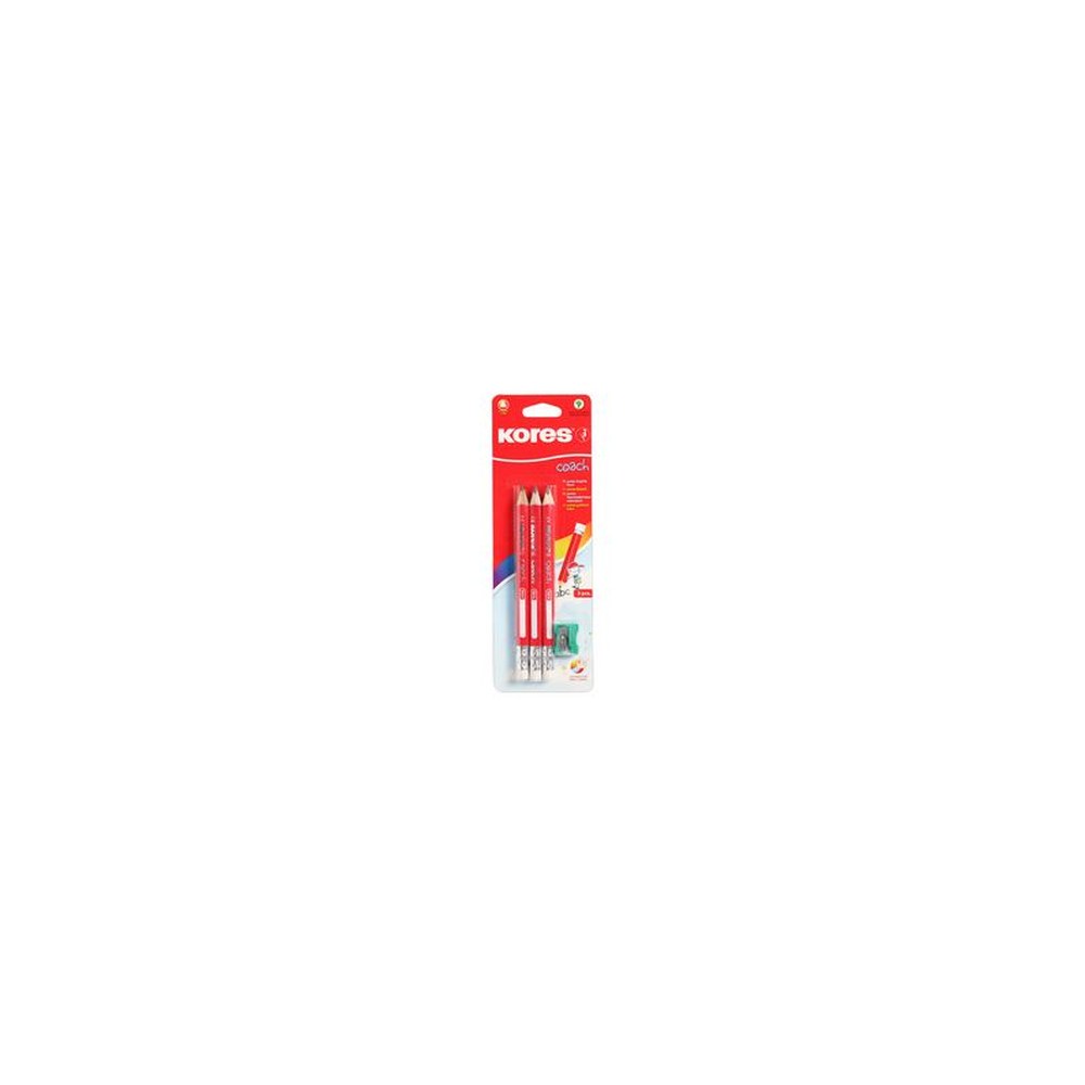Kores Crayon COACH, triangulaire, degré de durété: 2 HB