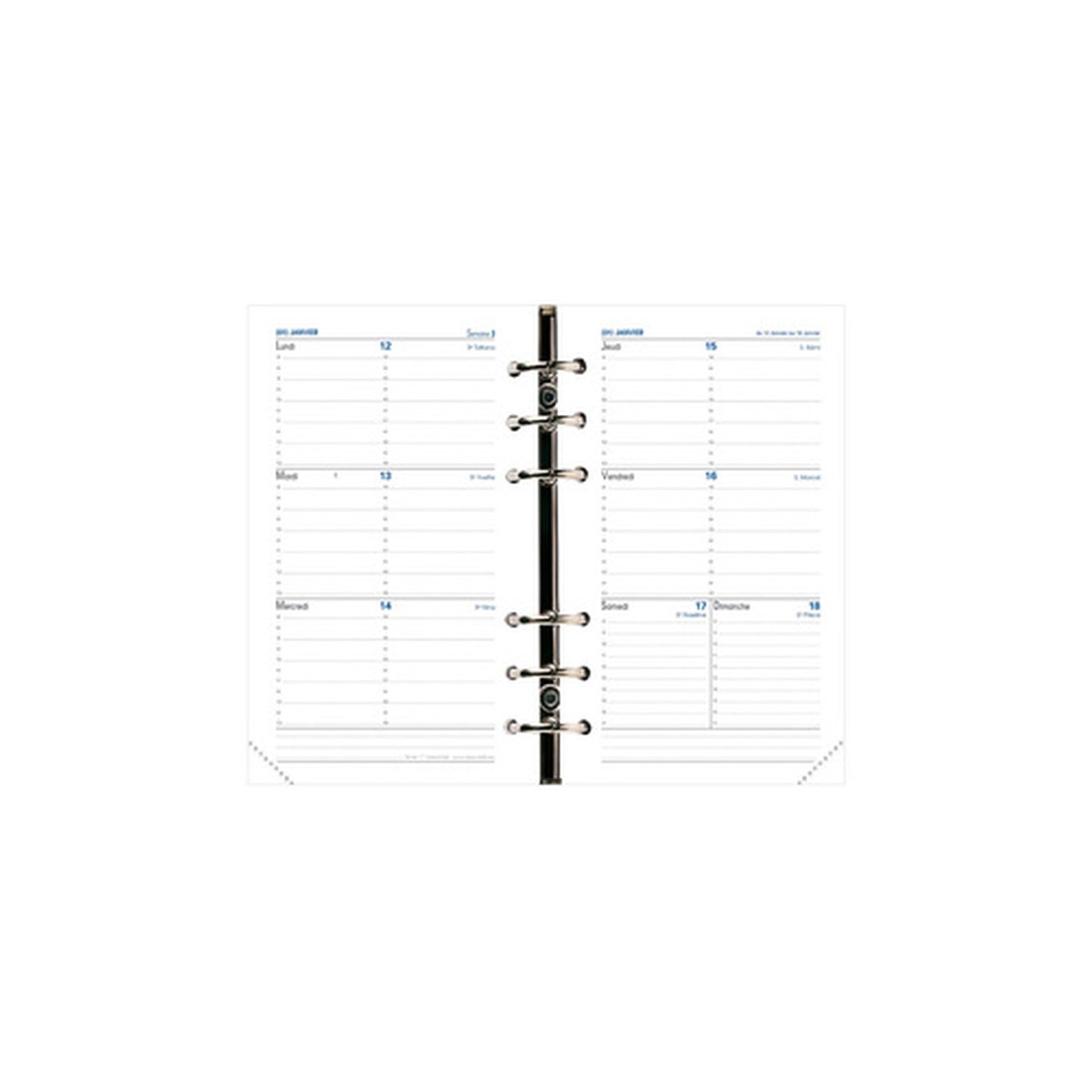 QUO VADIS Recharge Timer 17 Horizontal 2026/2027, 16 mois