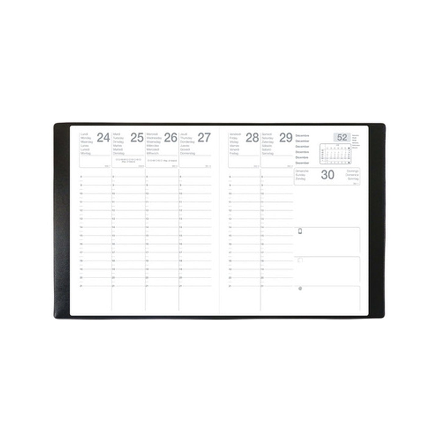 QUO VADIS EXDI Agenda classique "Mercure" 210 x 270 mm, 2027