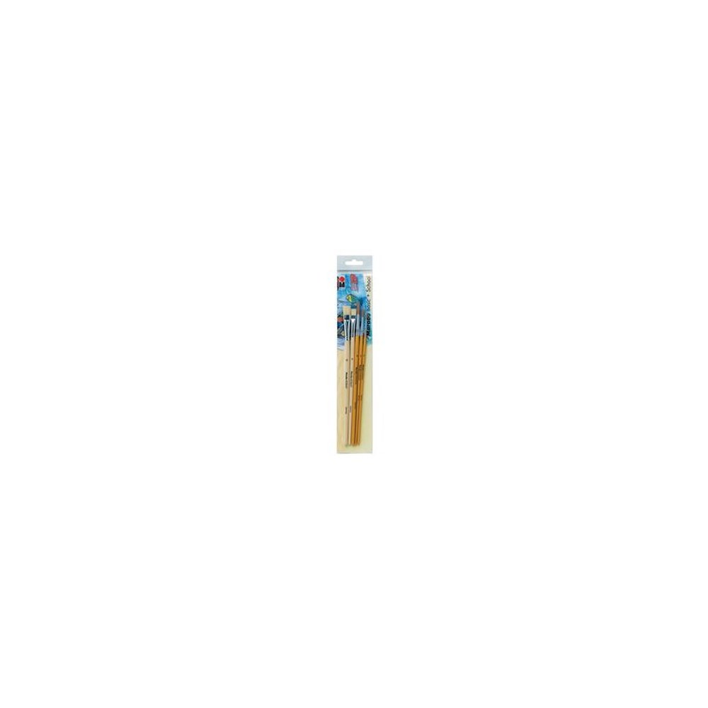 Marabu Kit de pinceau "Basic + School", de 5 pièces