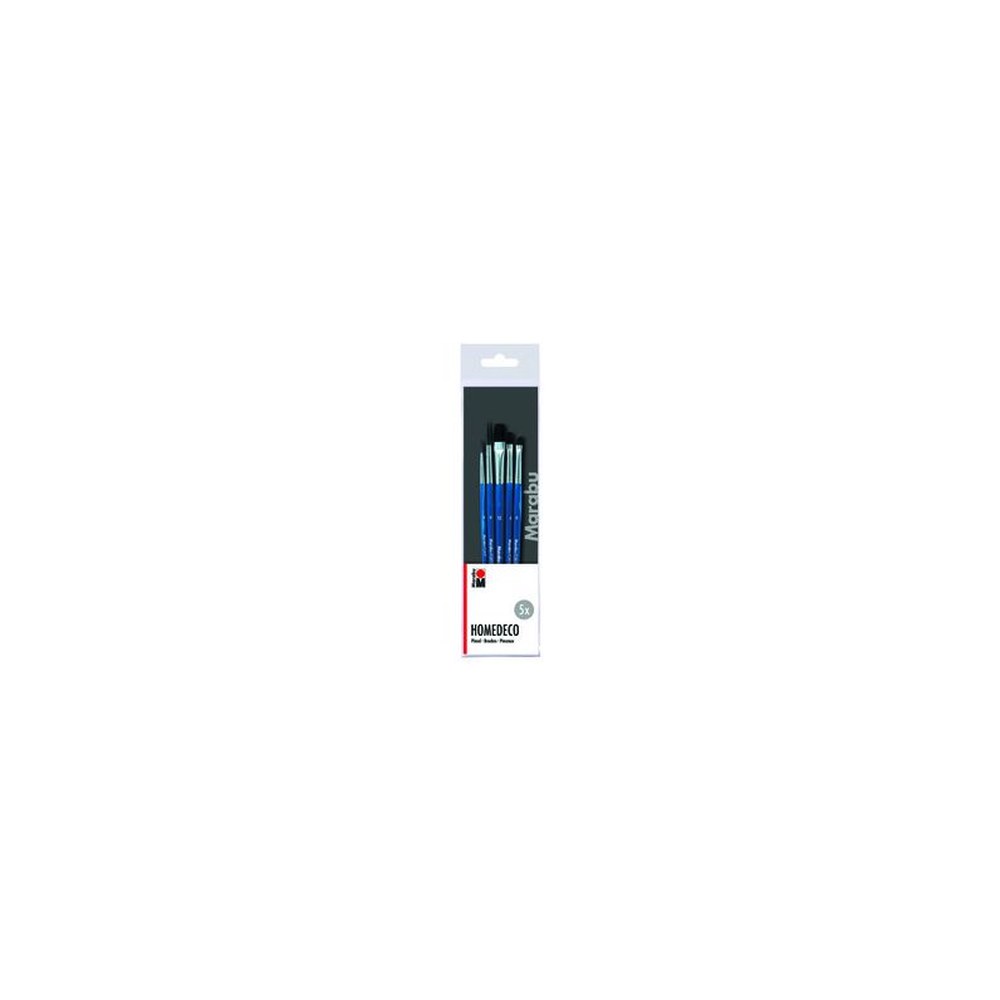 Marabu Set de pinceaux Homedeco, 5 pièces