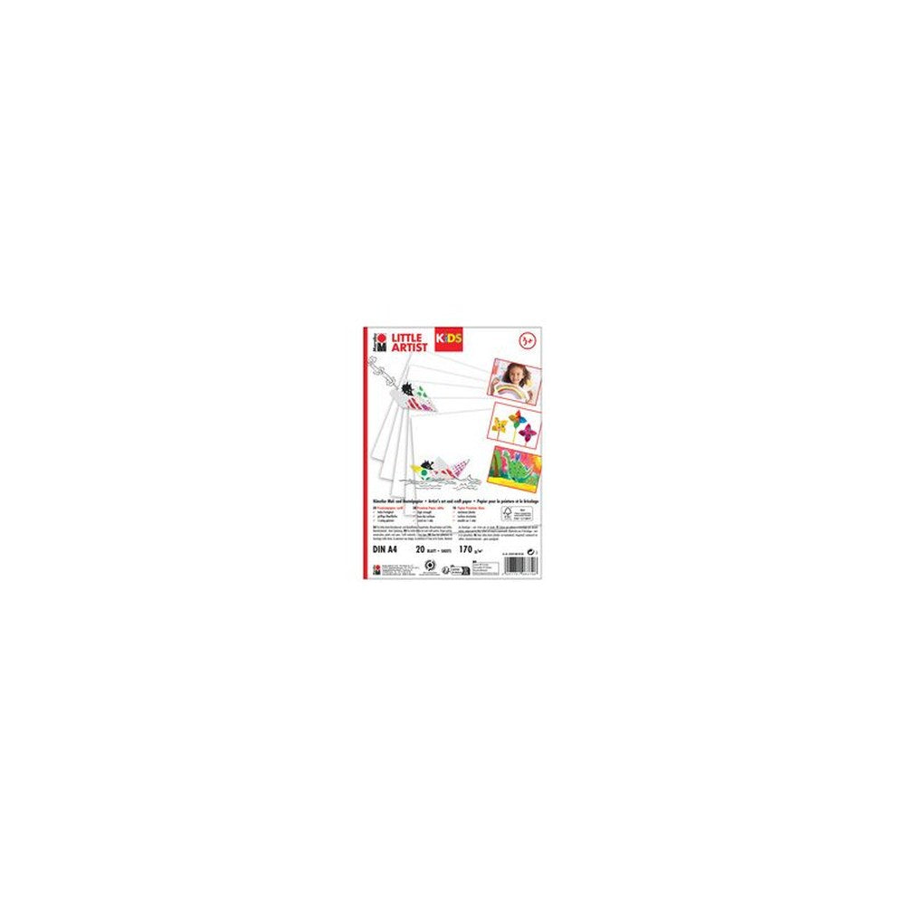 Marabu KiDS Papier pour peinture et loisirs créatifs, A4