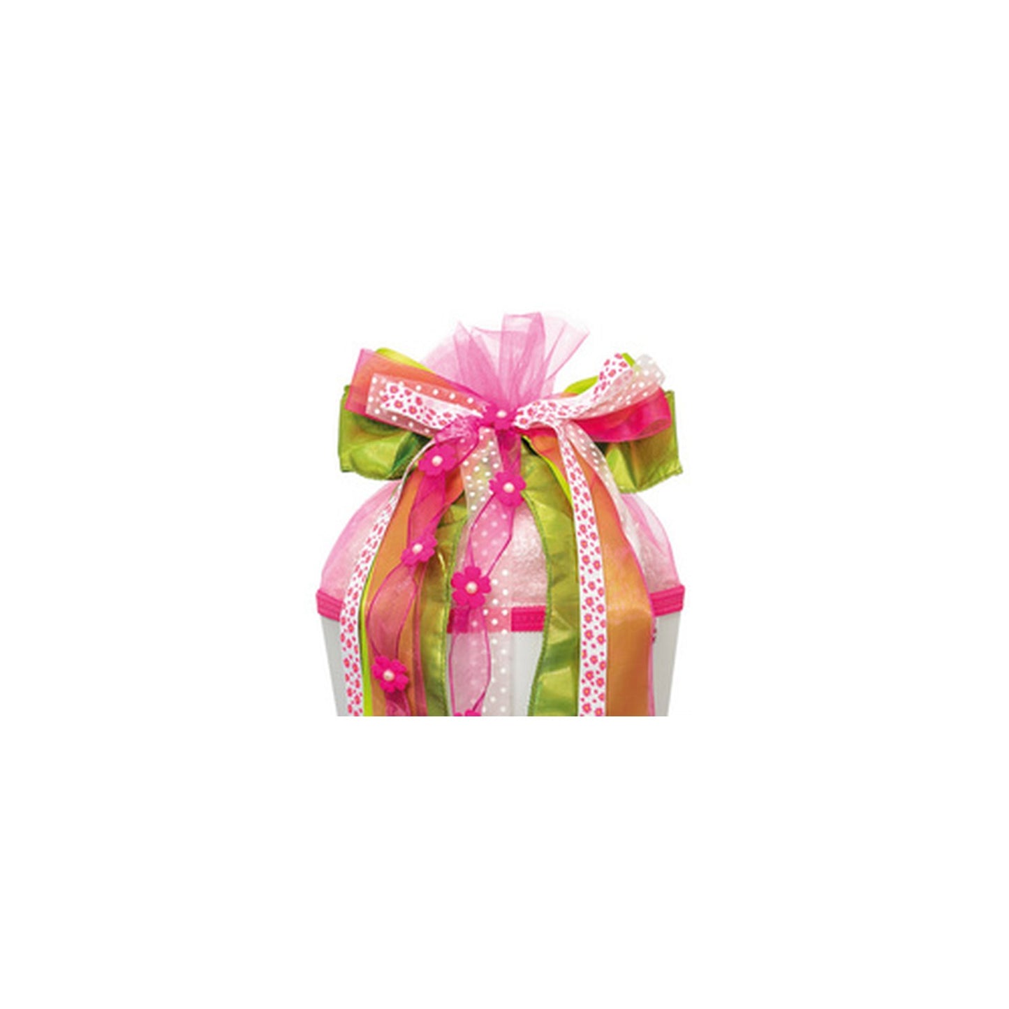 ROTH Schultütenschleife "Fairy", rosa/grün/weiß