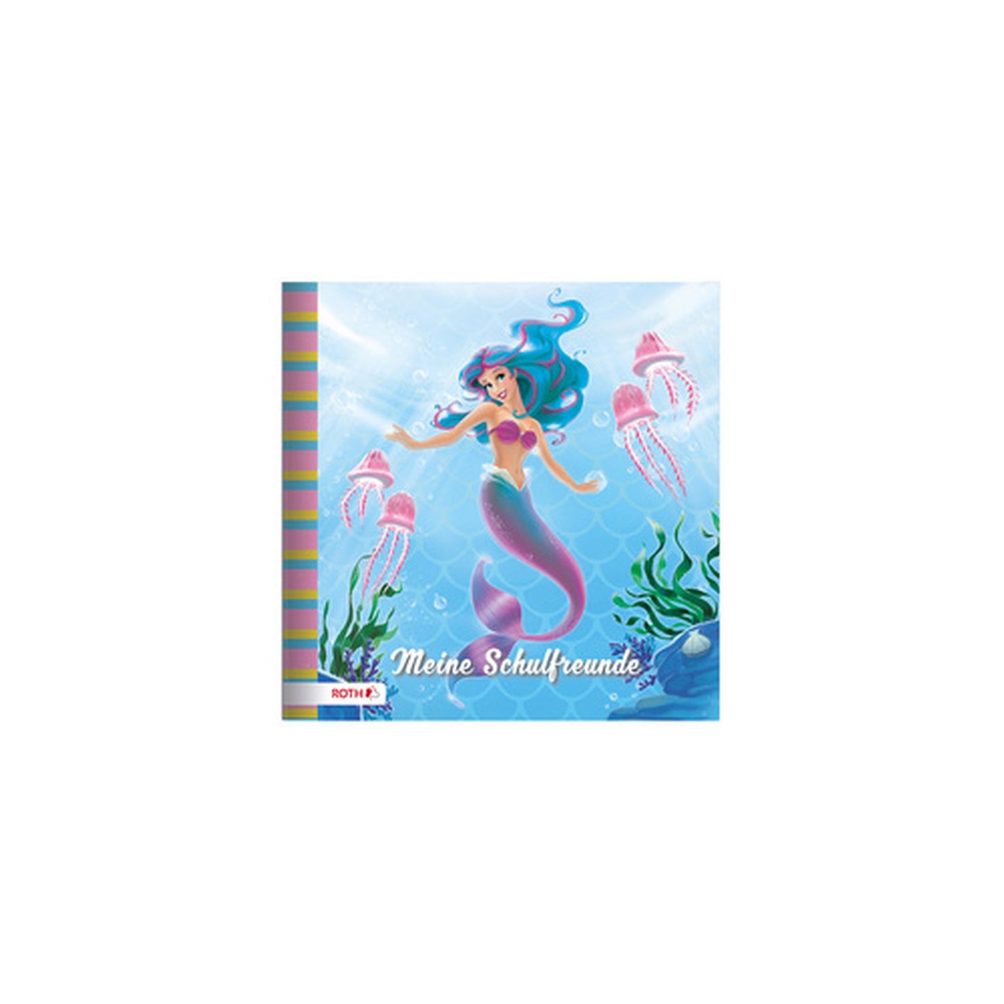 ROTH Freundebuch "Meerjungfrau", 165 x 165 mm, 64 Seiten