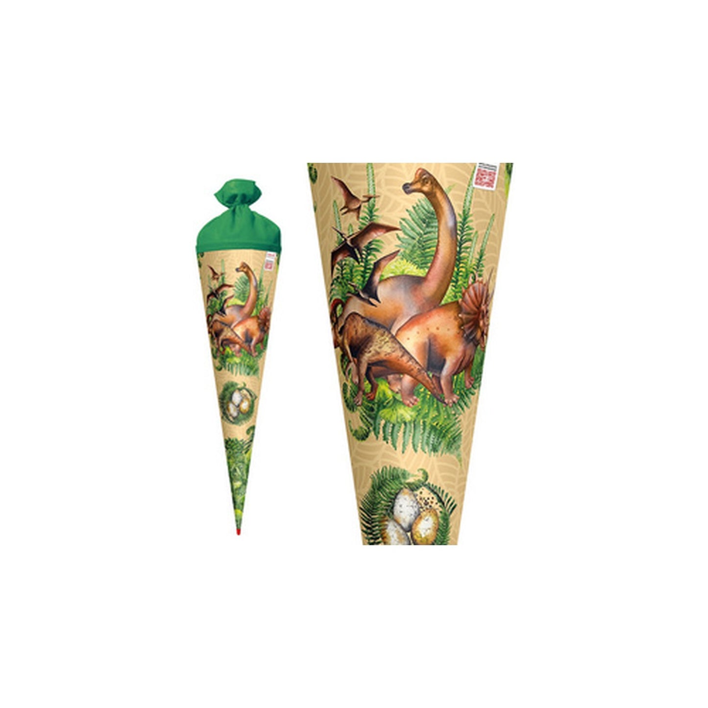 ROTH Schultüte "Veganosaurus", rund, 700 mm