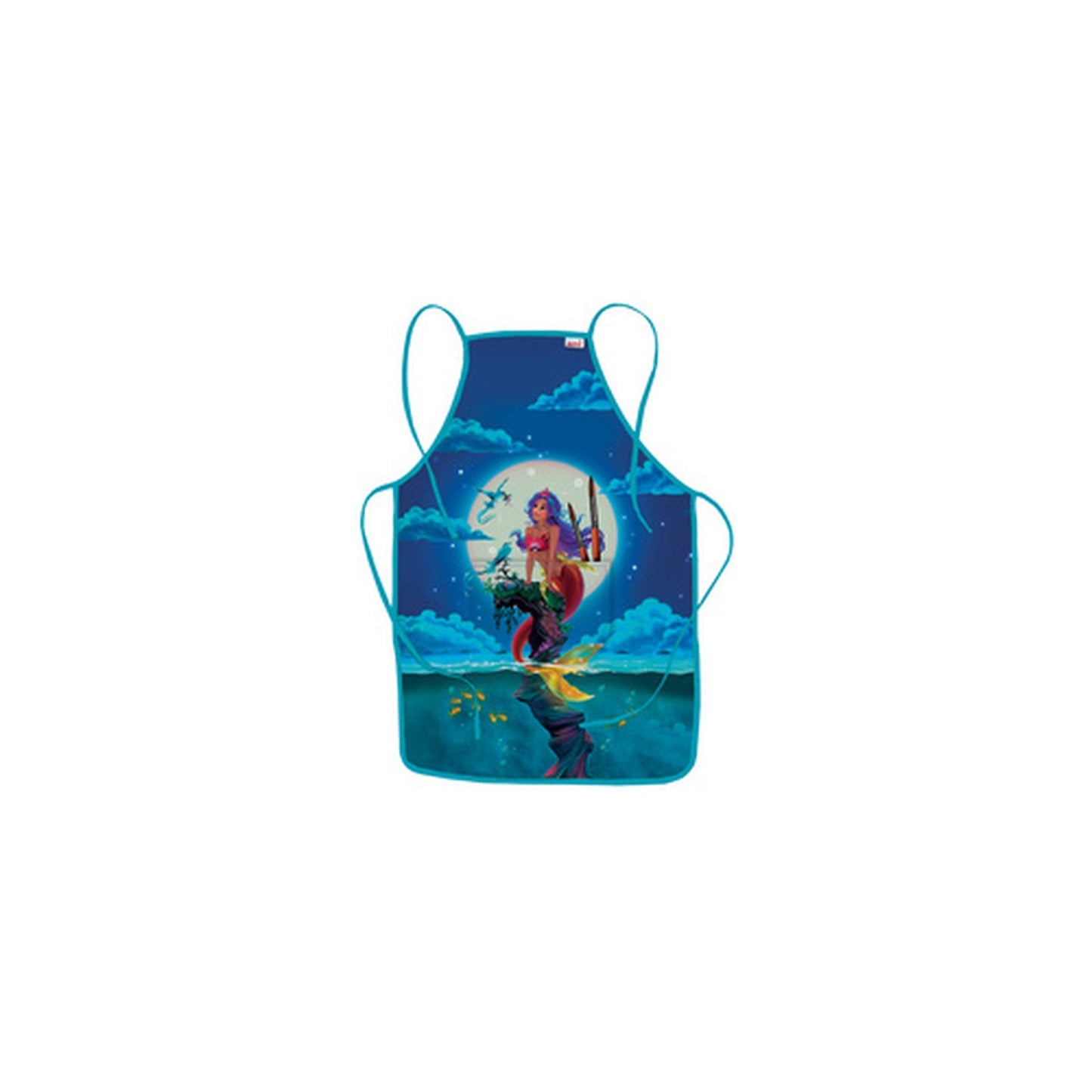 ROTH Tablier de peinture "Sirène magique", poche frontale