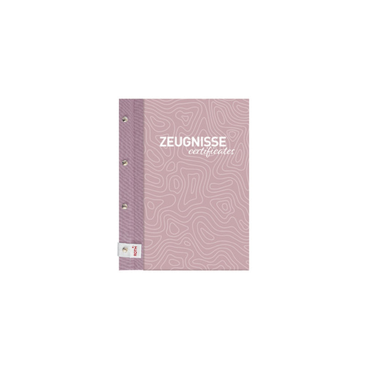 ROTH Zeugnismappe Pattern mit Buchschrauben "Dusty Rose"
