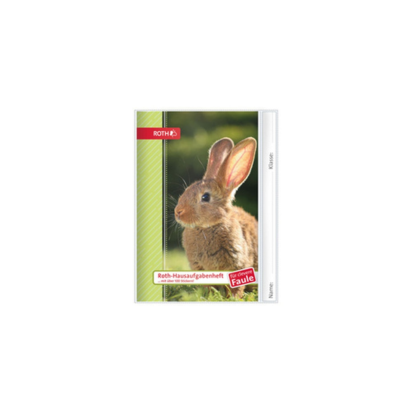 ROTH Hausaufgabenheft Tiere für clevere Faule "Hase"