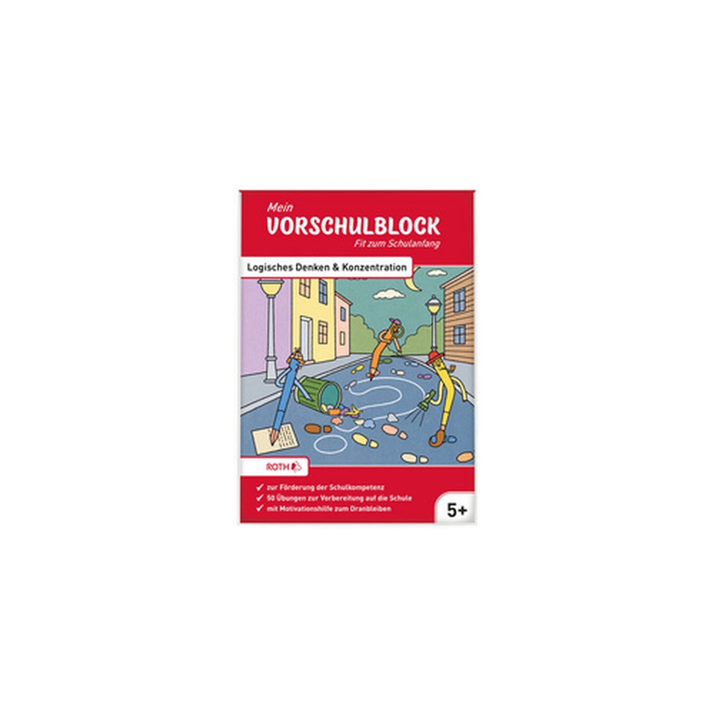 ROTH Mein Vorschulblock "Logisches Denken & Konzentration"