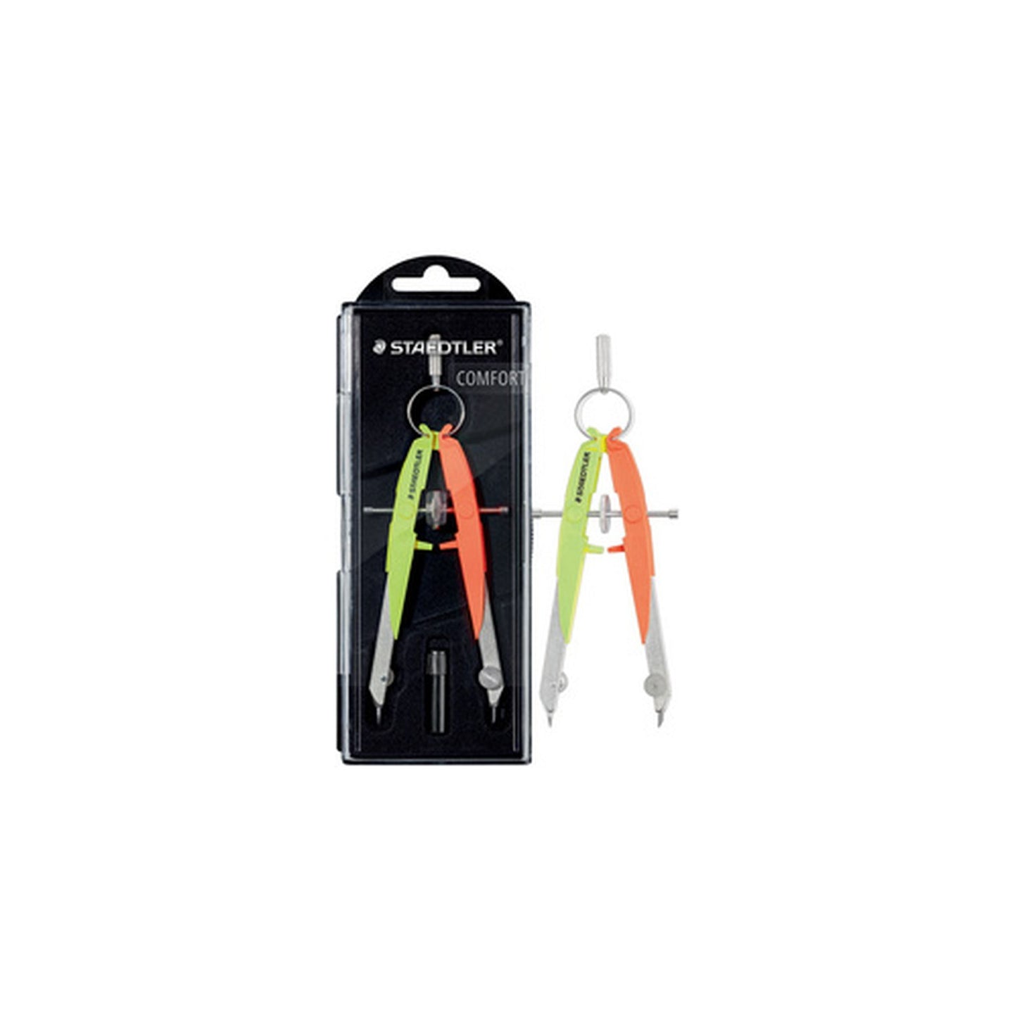 STAEDTLER Compas de précision Mars Comfort Neon,jaune/orange