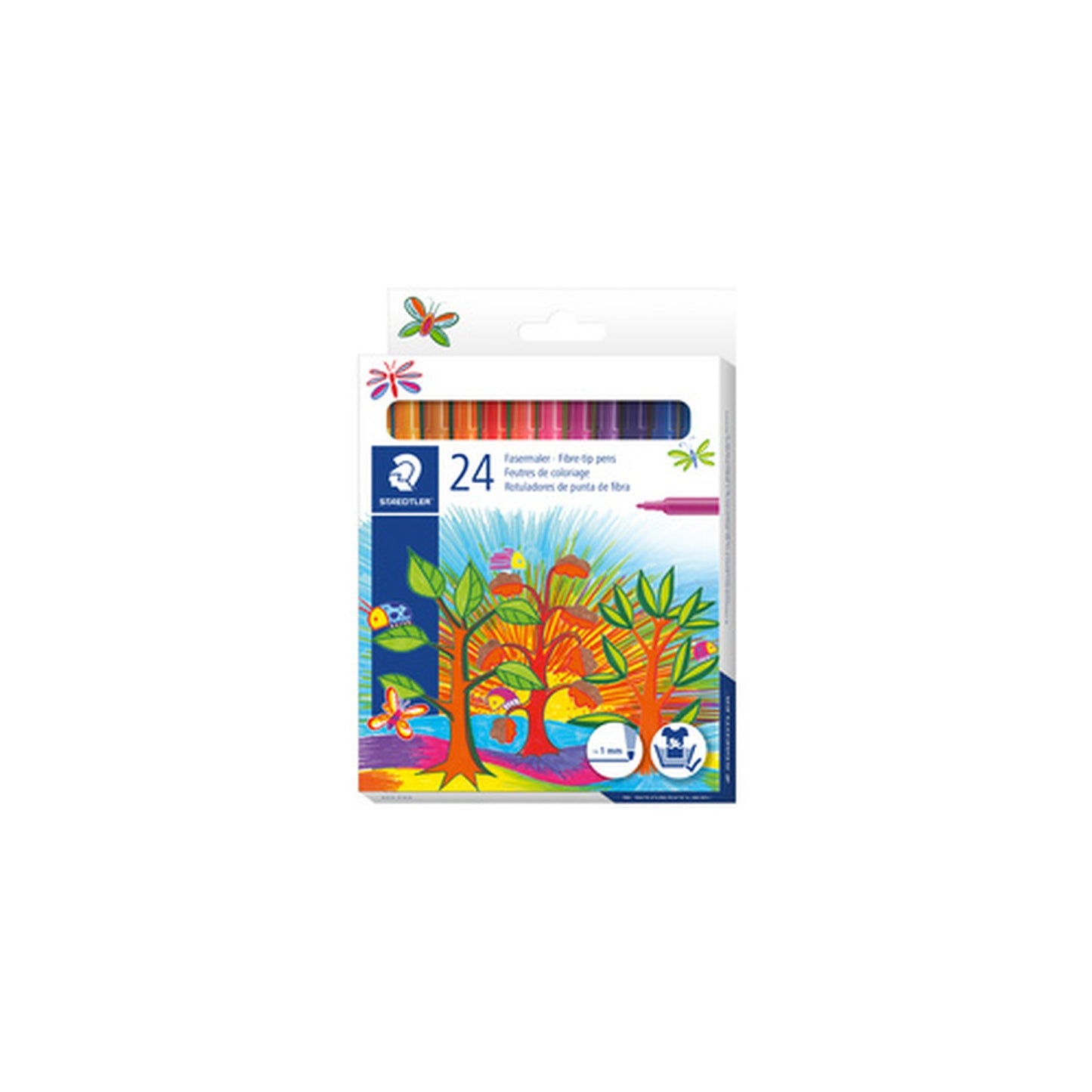 STAEDTLER Feutre de coloriage Noris, étui en carton 24