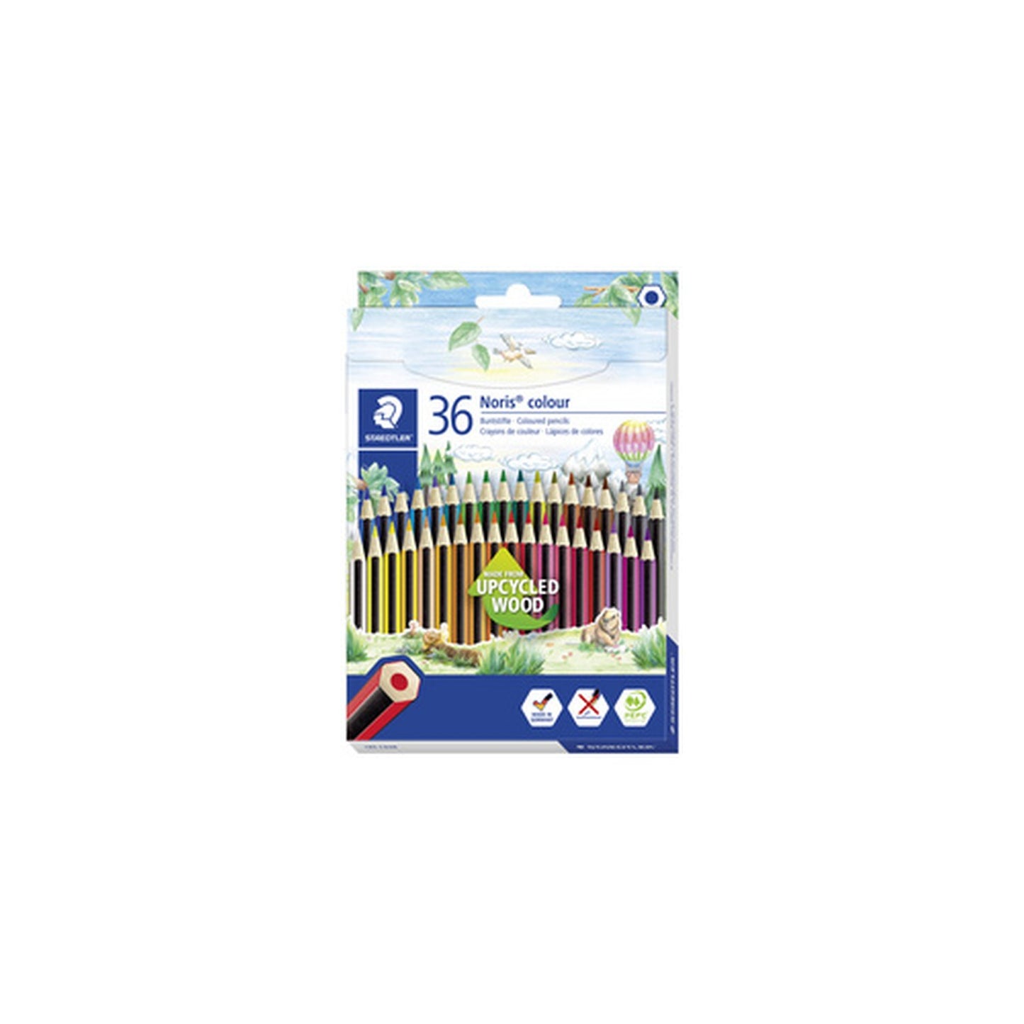 STAEDTLER Crayon de couleur Noris Colour, étui carton de 36