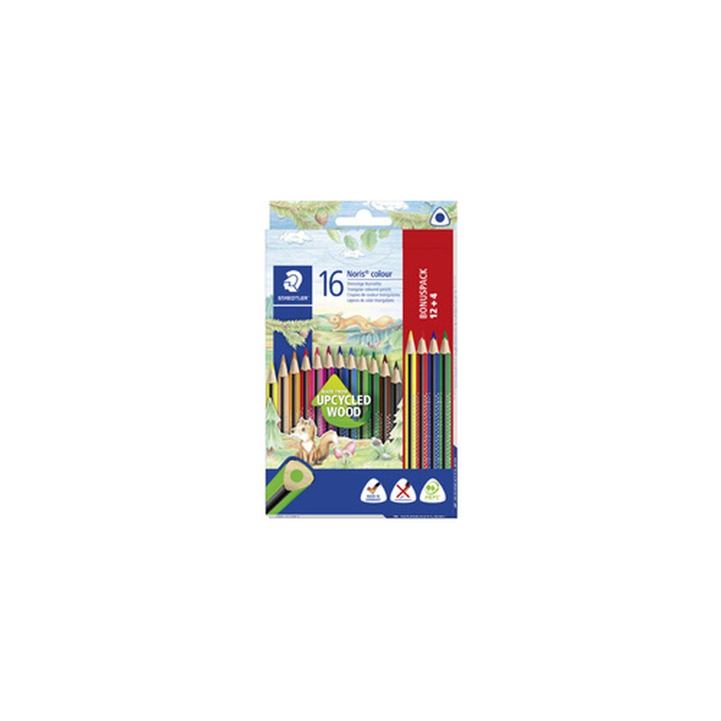 STAEDTLER Crayon de couleur triangulaire Noris colour, étui