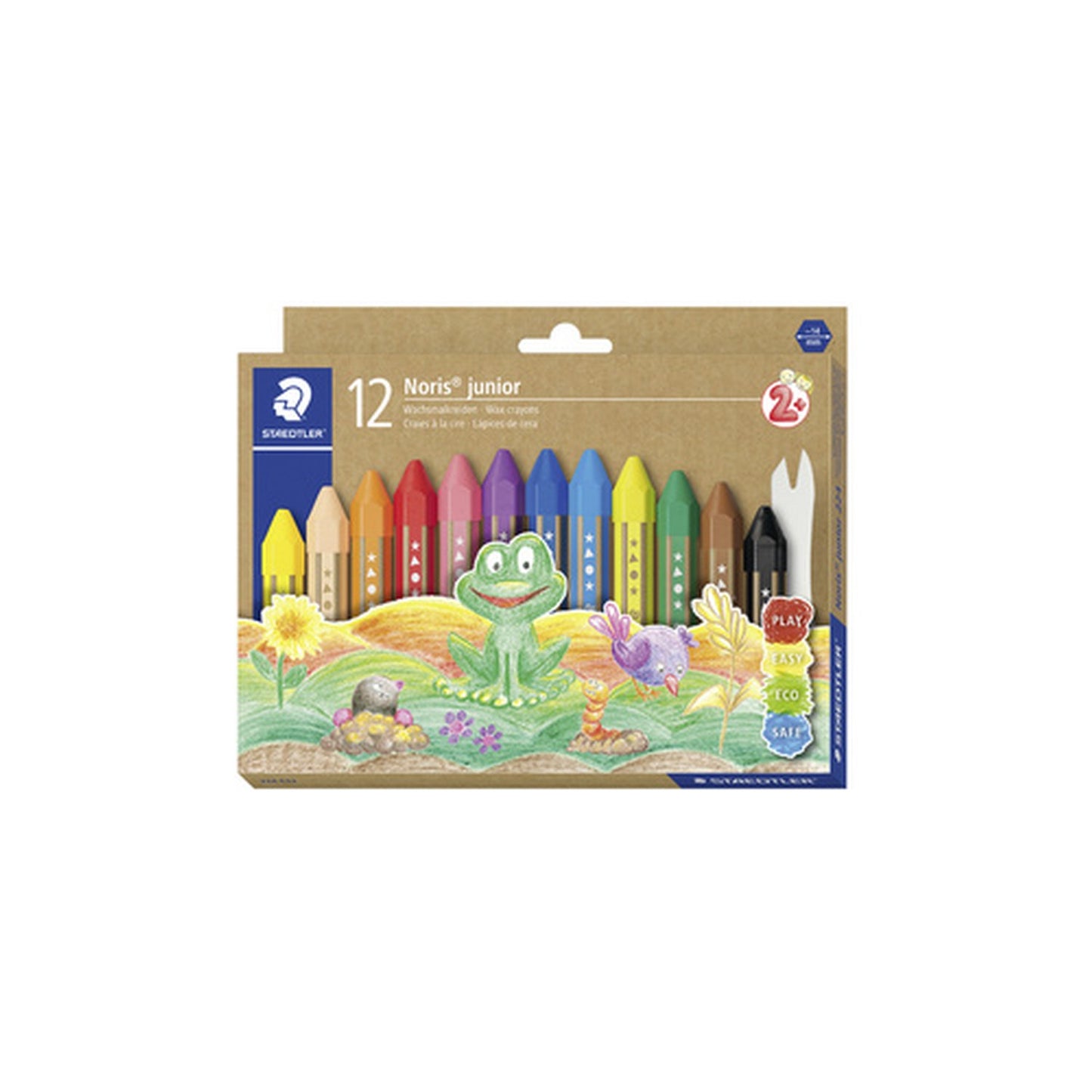 STAEDTLER Craie à la cire Noris junior, étui carton de 12