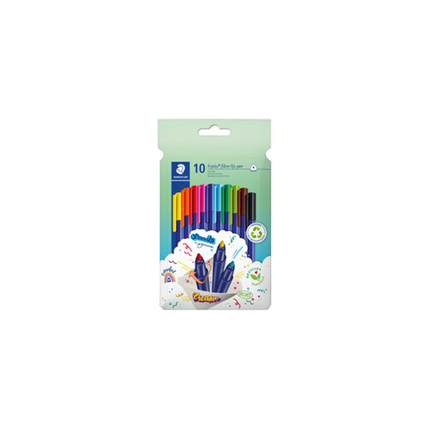 STAEDTLER Feutre triplus, étui carton de 10
