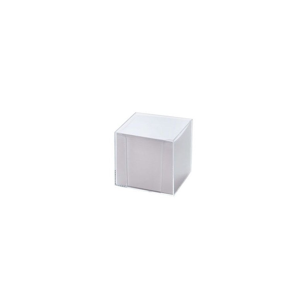 folia Bloc cube avec boîtier, plastique, transparent