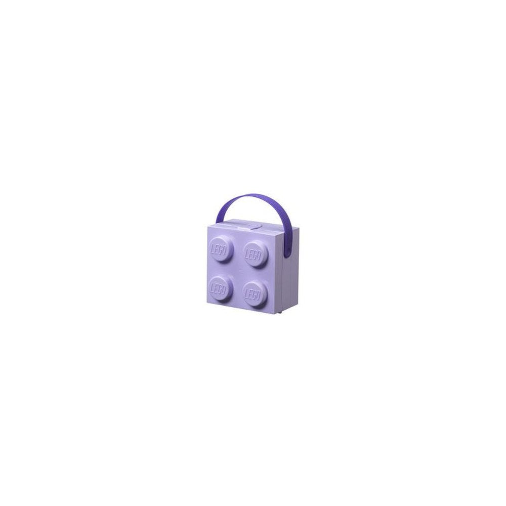 LEGO Boîte à goûter avec poignée, lavande