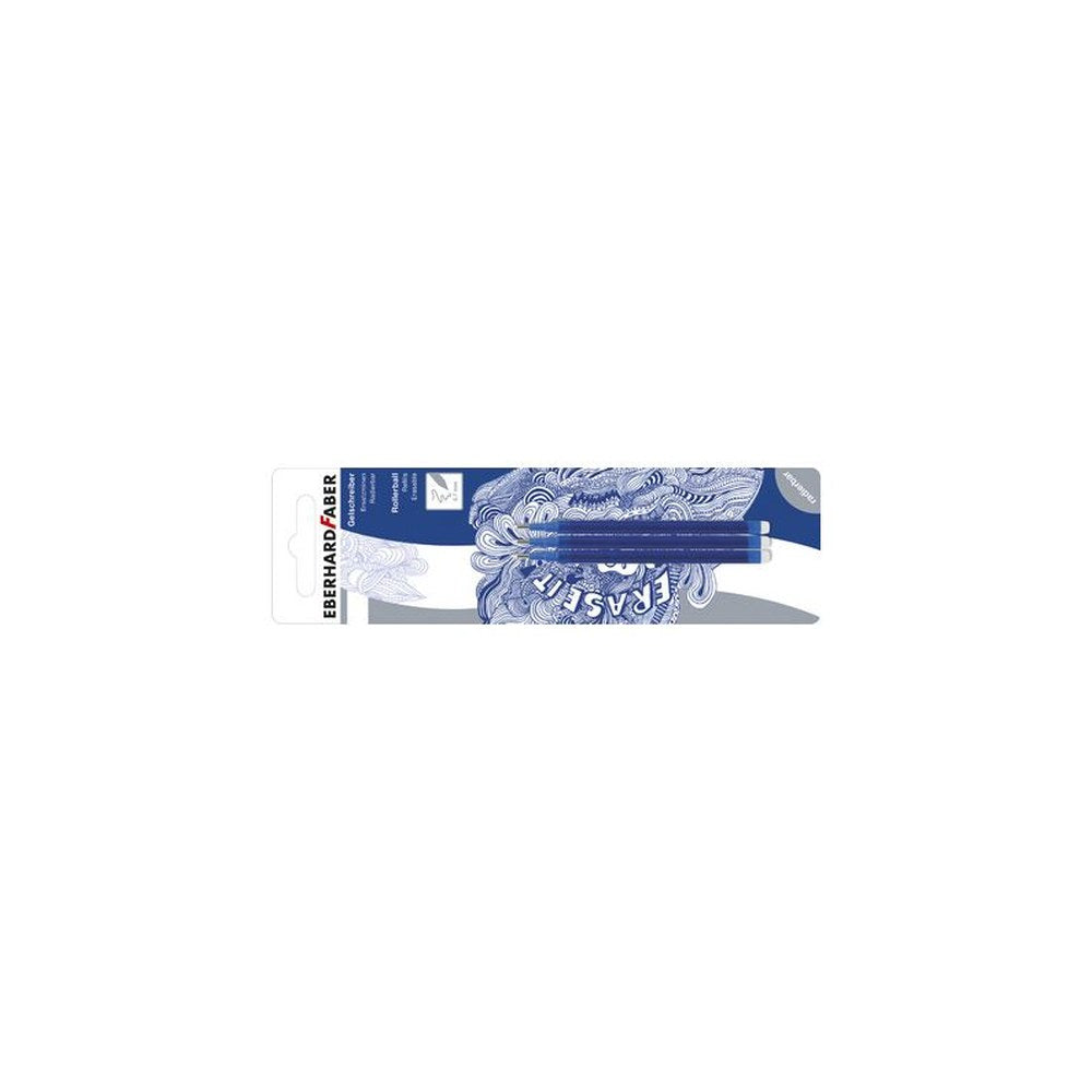 EBERHARD FABER Recharge pour stylo encre gel Erase it!, bleu