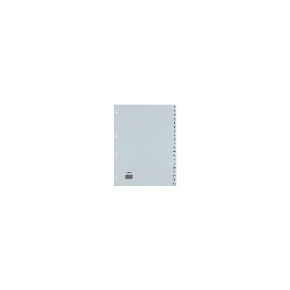 HETZEL Intercalaires en plastiques, A-Z, A4, PP, 20 touches
