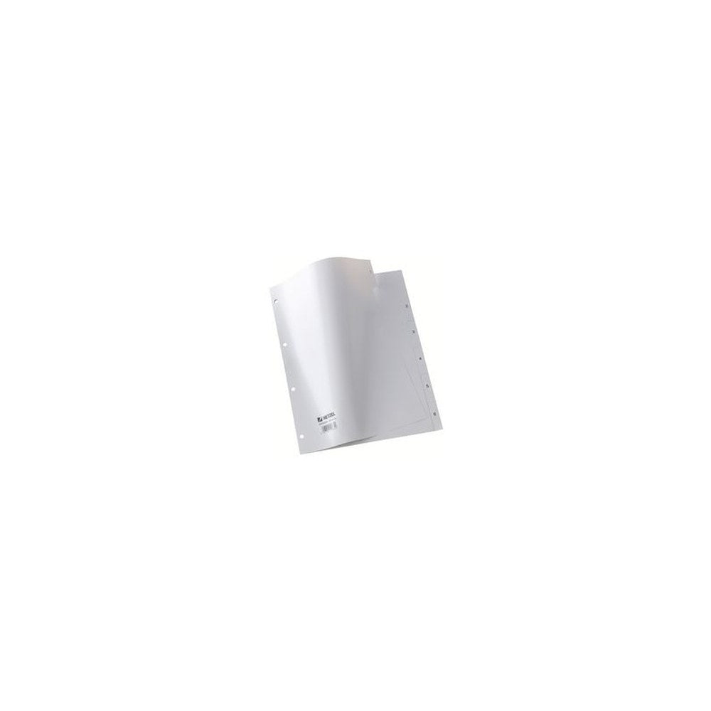 HETZEL intercalaires en plastique, chiffres, A4, 1-6, PP,
