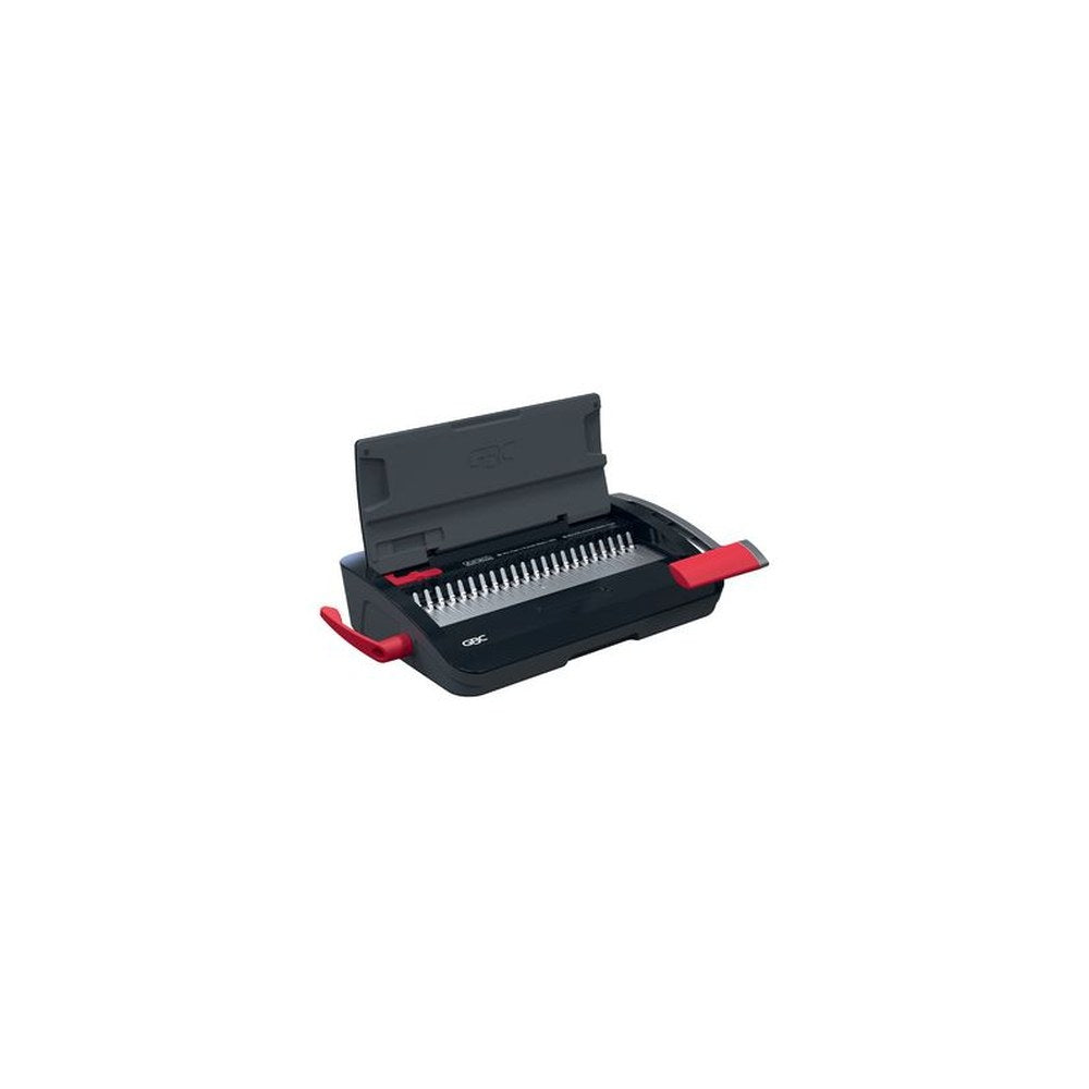 GBC Perforelieuse CombBind CB12, noir/rouge/argent