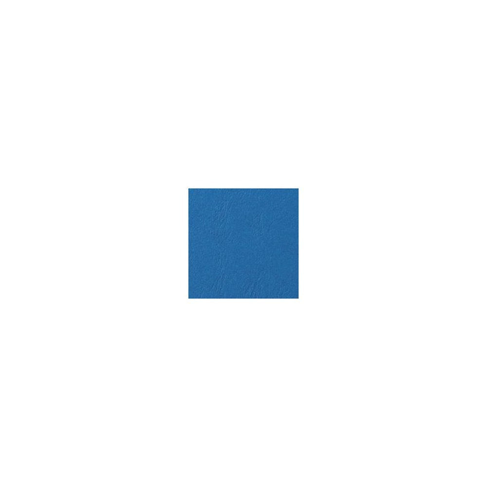 GBC Couverture de reliure Grain cuir, A4, 250 g/m2, bleu