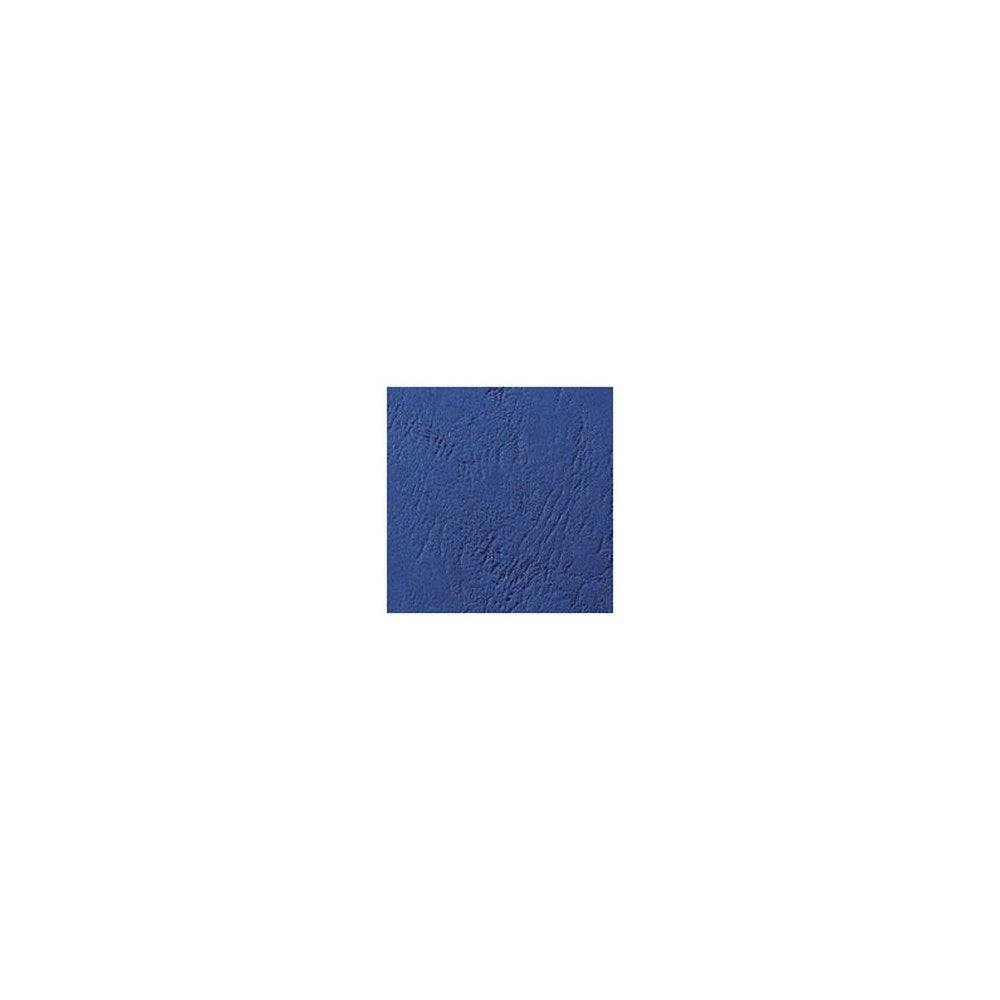 GBC Couverture de reliure grain cuir, A4, bleu royal