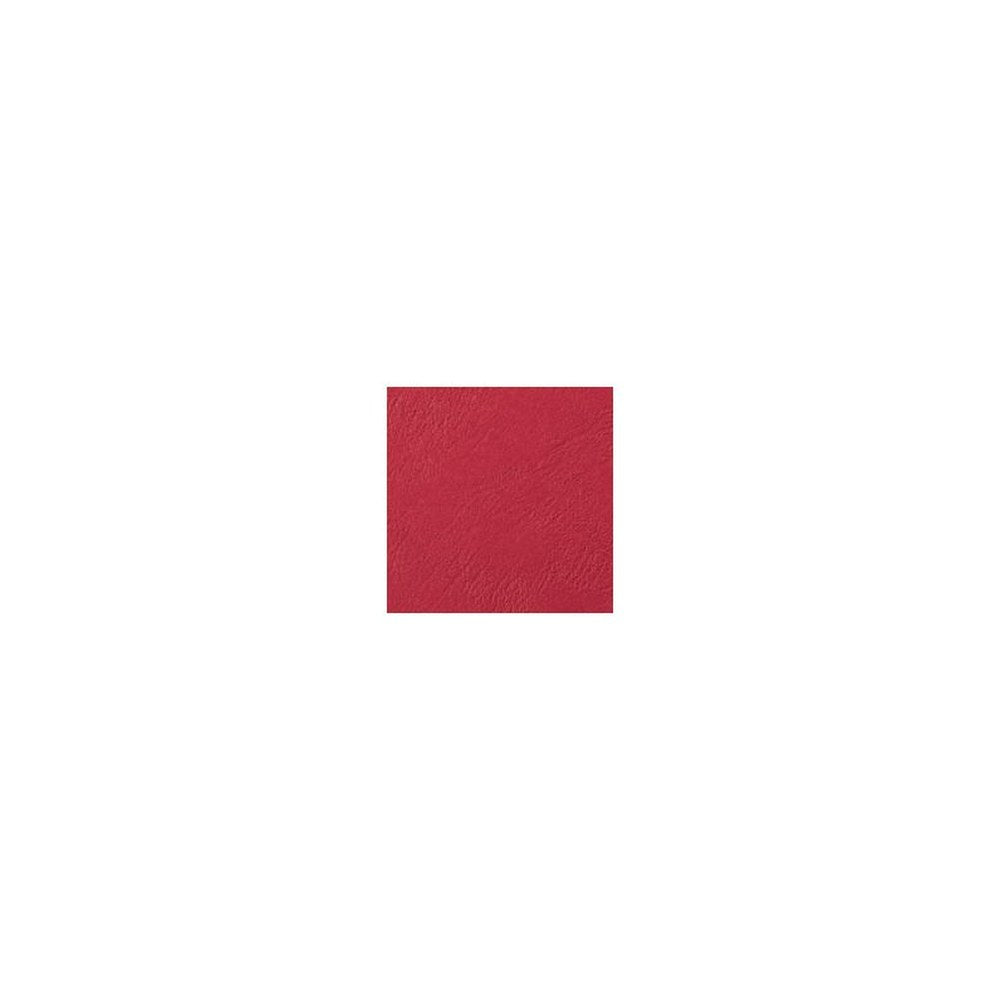 GBC Couverture de reliure Grain cuir, A4, 250 g/m2, rouge