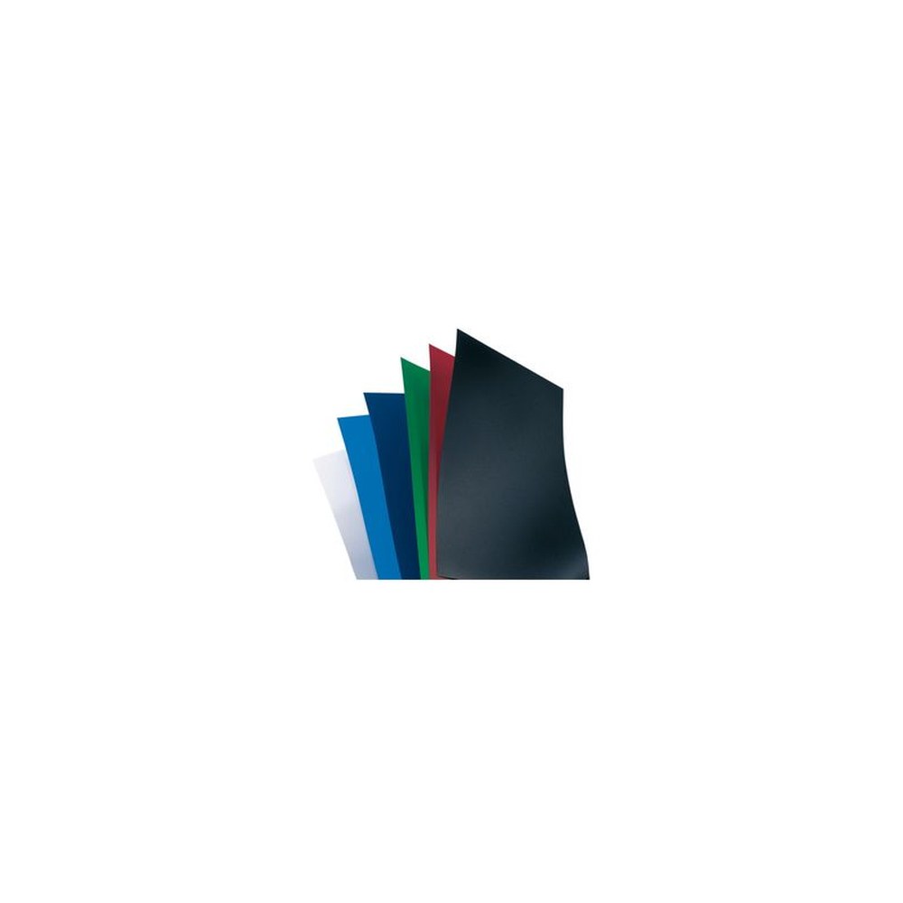 GBC Couverture de reliure PolyOpaque, A4, 0,30 mm, bleu