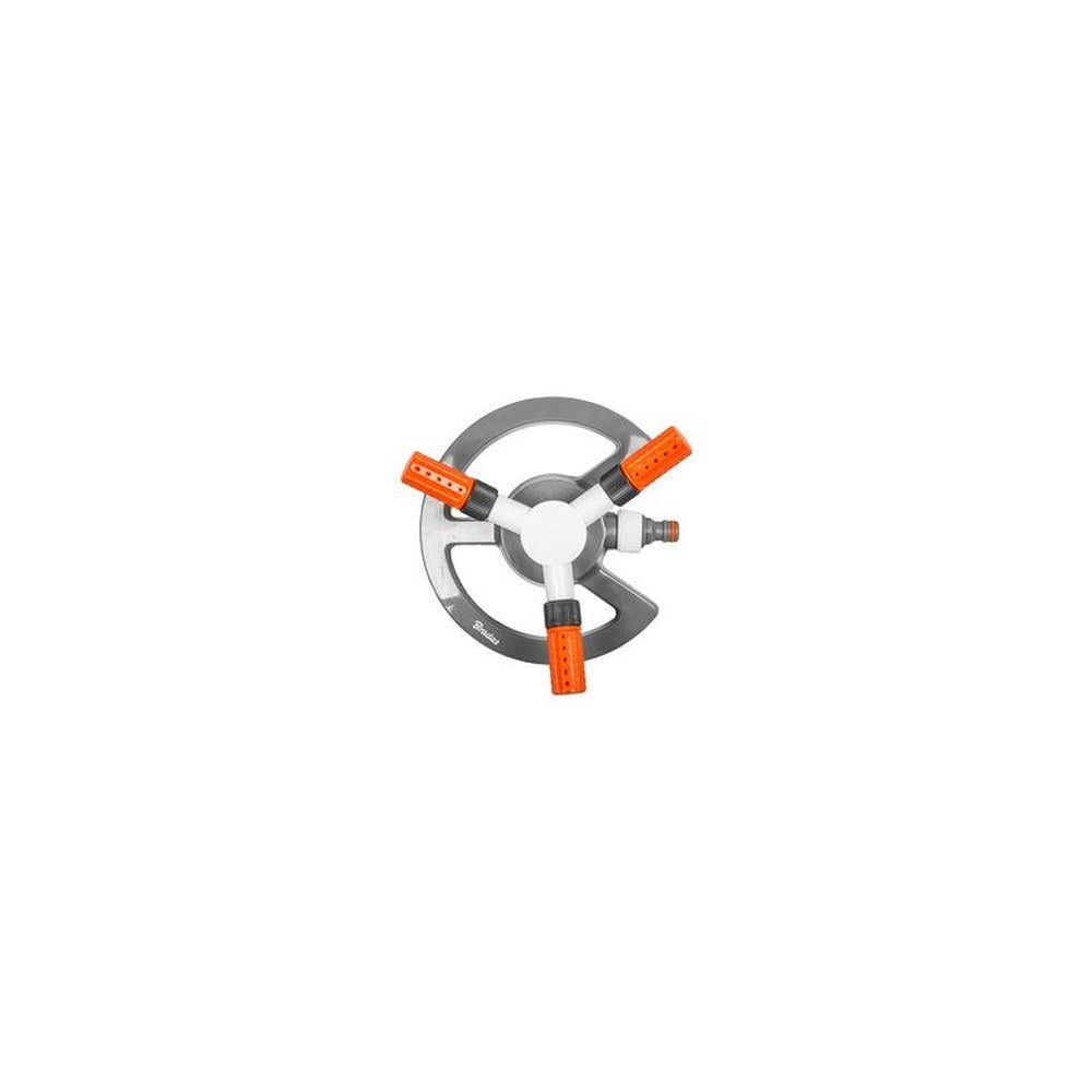 Bradas Arroseur à 3 branches WHITE LINE, gris/blanc/orange