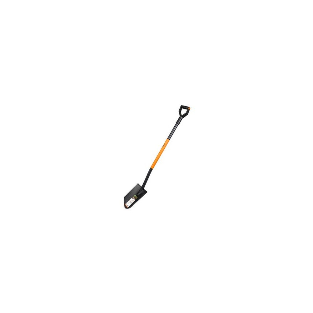 Bradas Bêche pointue, longueur : 1.250 mm, noir/orange