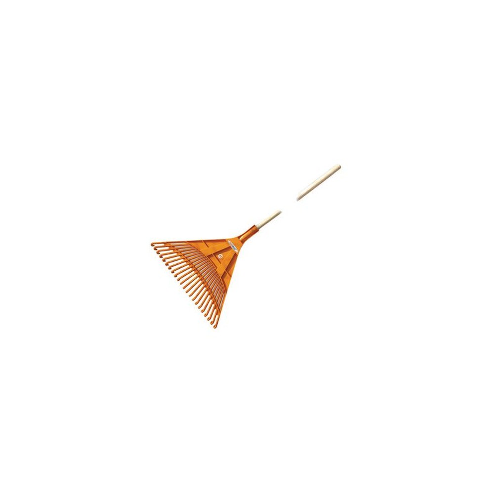 Bradas Balai à feuilles Quick Fit, manche en bois, 22 dents