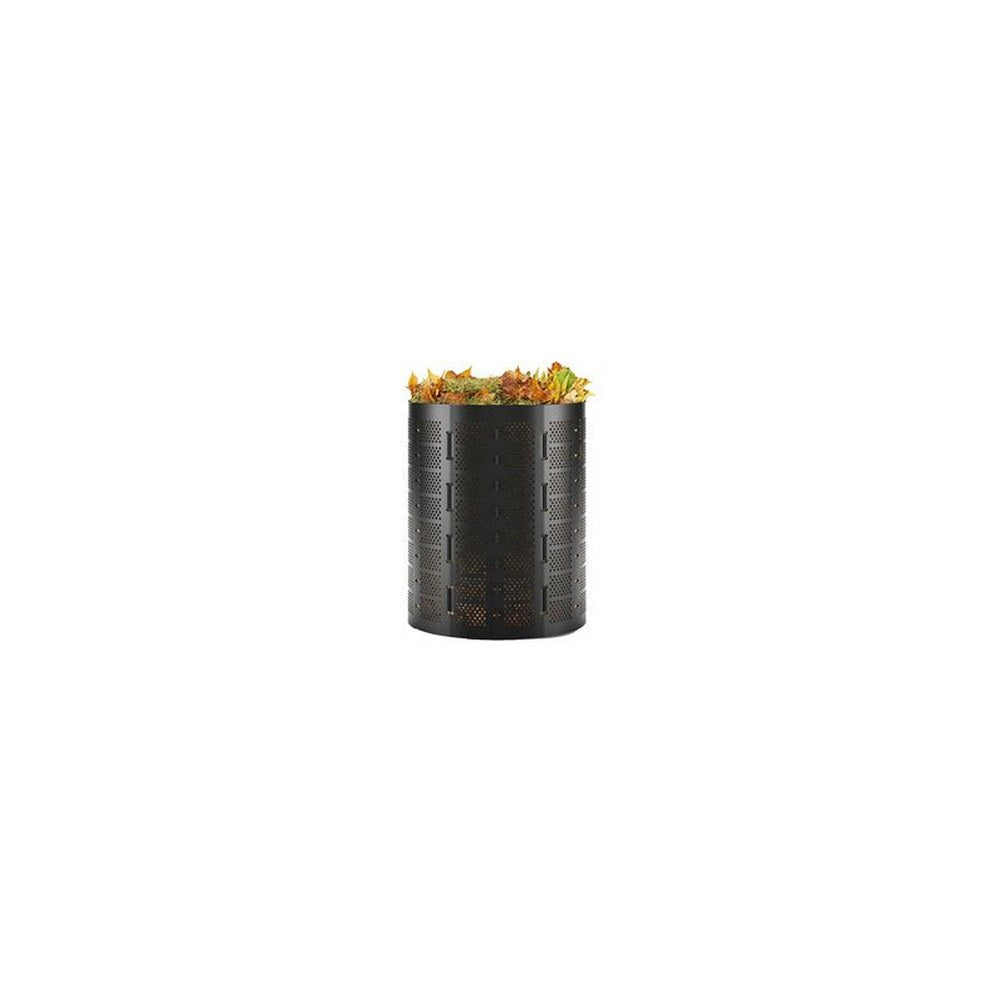 Bradas Poubelle à compost, 400 litres, en HDPE, noir
